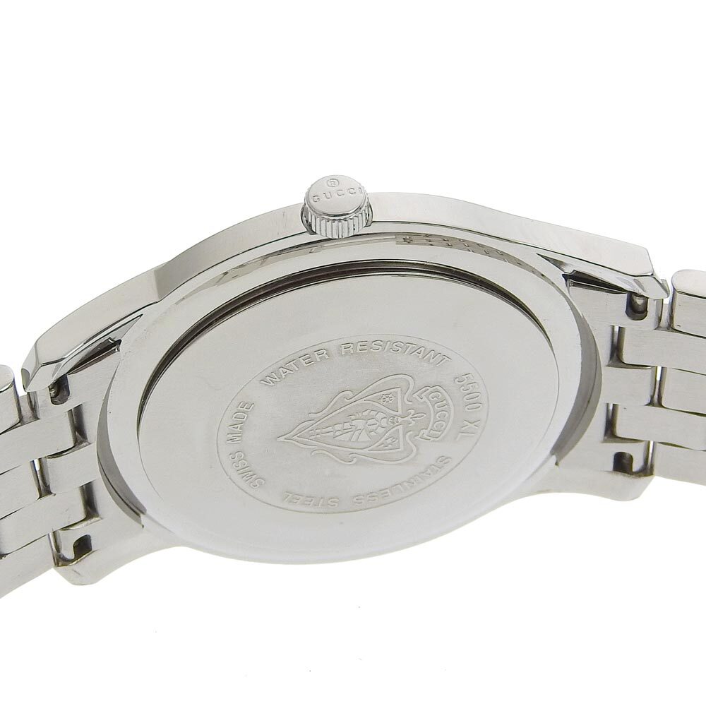 GUCCI Watch 5500XL Stainless Steel Swiss Made Quartz Analog GUCCI Watch 5500XL Stainless Steel Swiss Made Quartz Analog