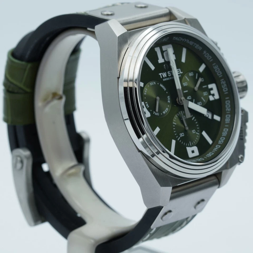 Tw Steel Canteen Chronograph Tw1116 46Mm Papers Rare Beautiful Condition - Image 3 of 4