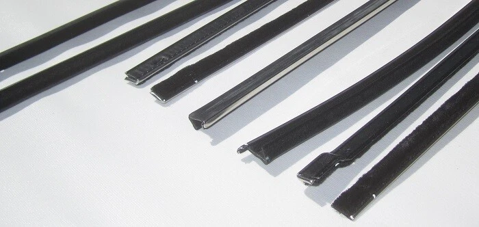 1963 - 1965 年别克里维埃拉窗户毛毡扫地机模糊 8 件套带五金件 — 第 2/4 张图片