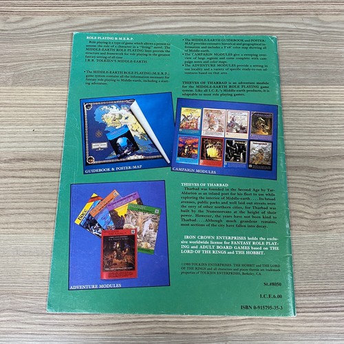 Ladrones De Tharbad 8050 Juegos Rol Aventura Tierra Media Señor los Anillos - Imagen 2 de 9