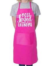 Most Loved Grandma Mother Day New Nan Novelty Baking BBQ Cooking Apron