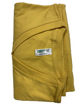 American Apparel Sustainable Collection USA MADE Vneck Tee 100% cotton Yellow XL