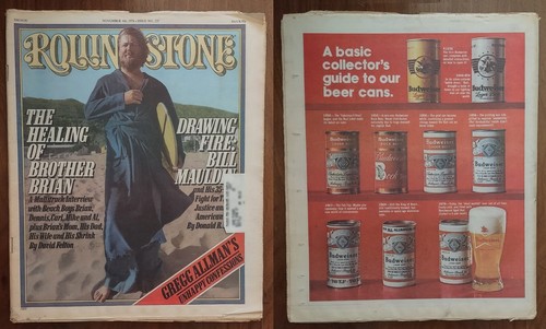 LOT 15 x Rolling Stone 1974 1976 1977 1978 1980 Newspaper Magazine Elvis Beatles - Picture 11 of 24