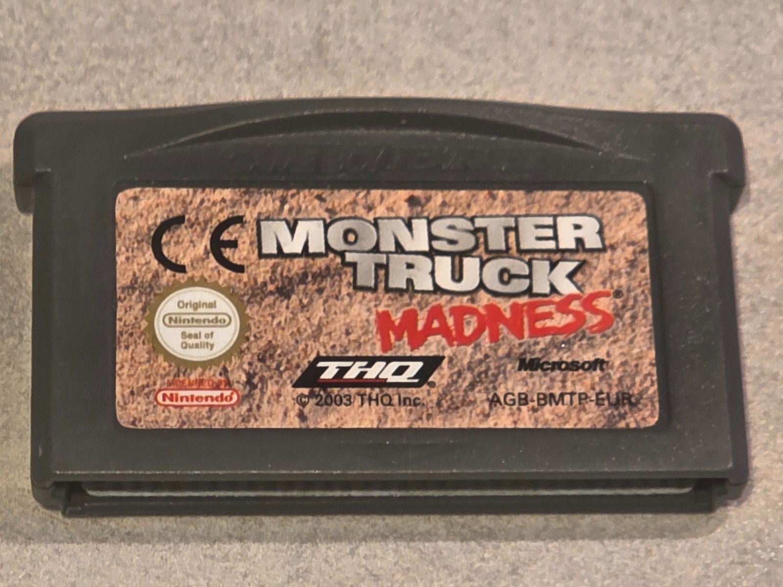 MONSTER TRUCK MADNESS NINTENDO GAMEBOY GAME BOY ADVANCE GBA