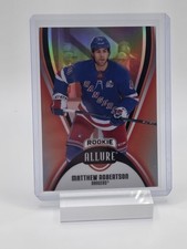 2025-26 Upper Deck Allure #113 Matthew Robertson Rookie Red Rainbow Rangers RC