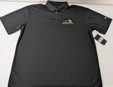 Nike Bison Roofing  Solar Company Shirt Men's XL Black Short Sleeve