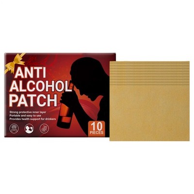 Soberra Patch 10 Stück wasserdichte, tragbare Anti-Alkohol-Pflaster nach dem Tr