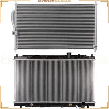 For 1994-01 Acura Integra 1.8L l4 Aluminum Radiator & AC Condenser Cooling Kit