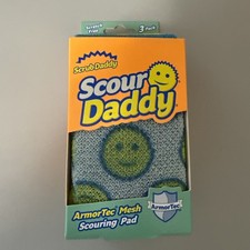 Scrub Daddy Scour Daddy Polymer Foam Scouring Pad 3-Pack Sponge Scouring Clean