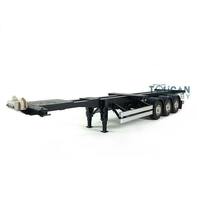 TOUCAN 1/14 3Axles 40ft Chassis KIT For Tamiya DIY Tractor Truck Vehicle Model