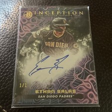 Marketplace image: 2023 Bowman Inception Ethan Salas Auto SUPERFRACTOR AUTO 1/1