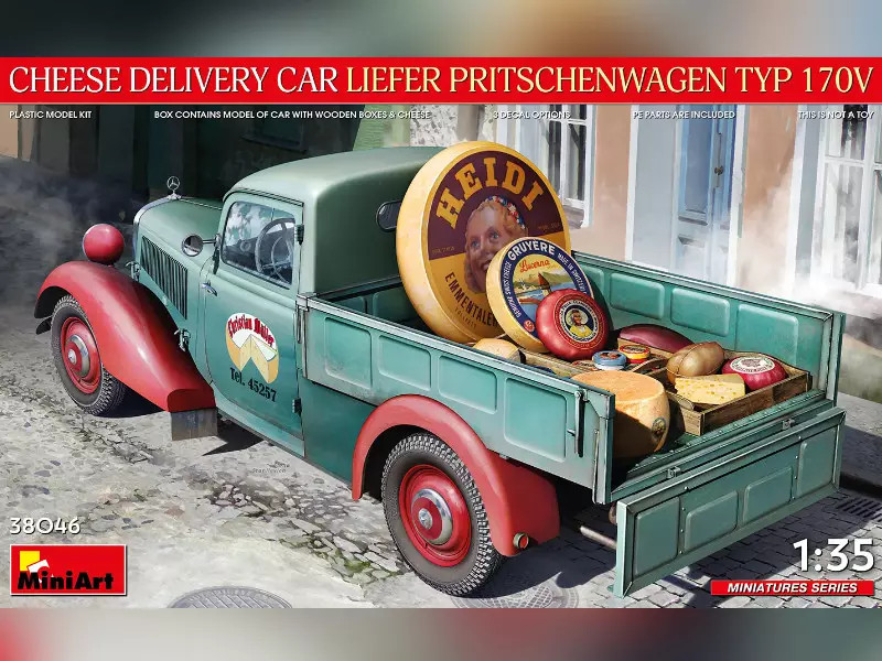MiniArt 170V Voiture de livraison de fromage Maquette militaire 1/35 en plastique