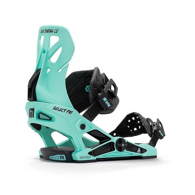 NOW Select Pro Snowboard Bindings Aqua Black M