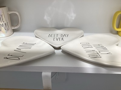 Rae Dunn Just Married Heart Shaped Plate Artisan Collection By Magenta Valentine