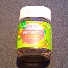 OLLY Extra Strength Probiotic Digestive + Immune Support Gummies, 50, Peach