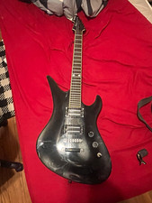 Schecter Avenger a-1 elite Electric Guitar Black Solid Body 6-String RH 24-Fret