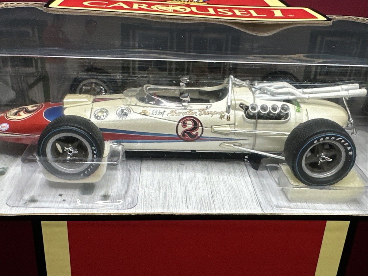 Carousel 1 1966 AJ Foyt #2 Lotus 38 Ford Indy 500 race car 1:18