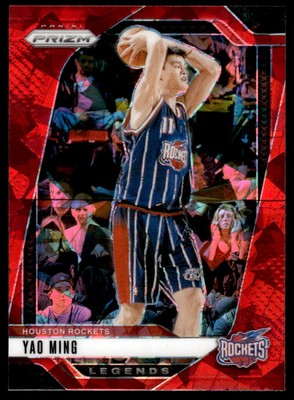 2024-25 Panini Prizm Red Ice Yao Ming Houston Rockets #284