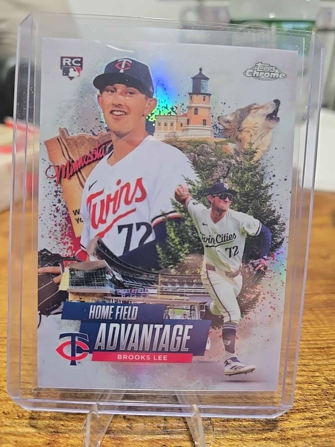 2025 Topps Chrome Home Field Advantage RC Brooks Lee MN Twins #HA-12 Rookie