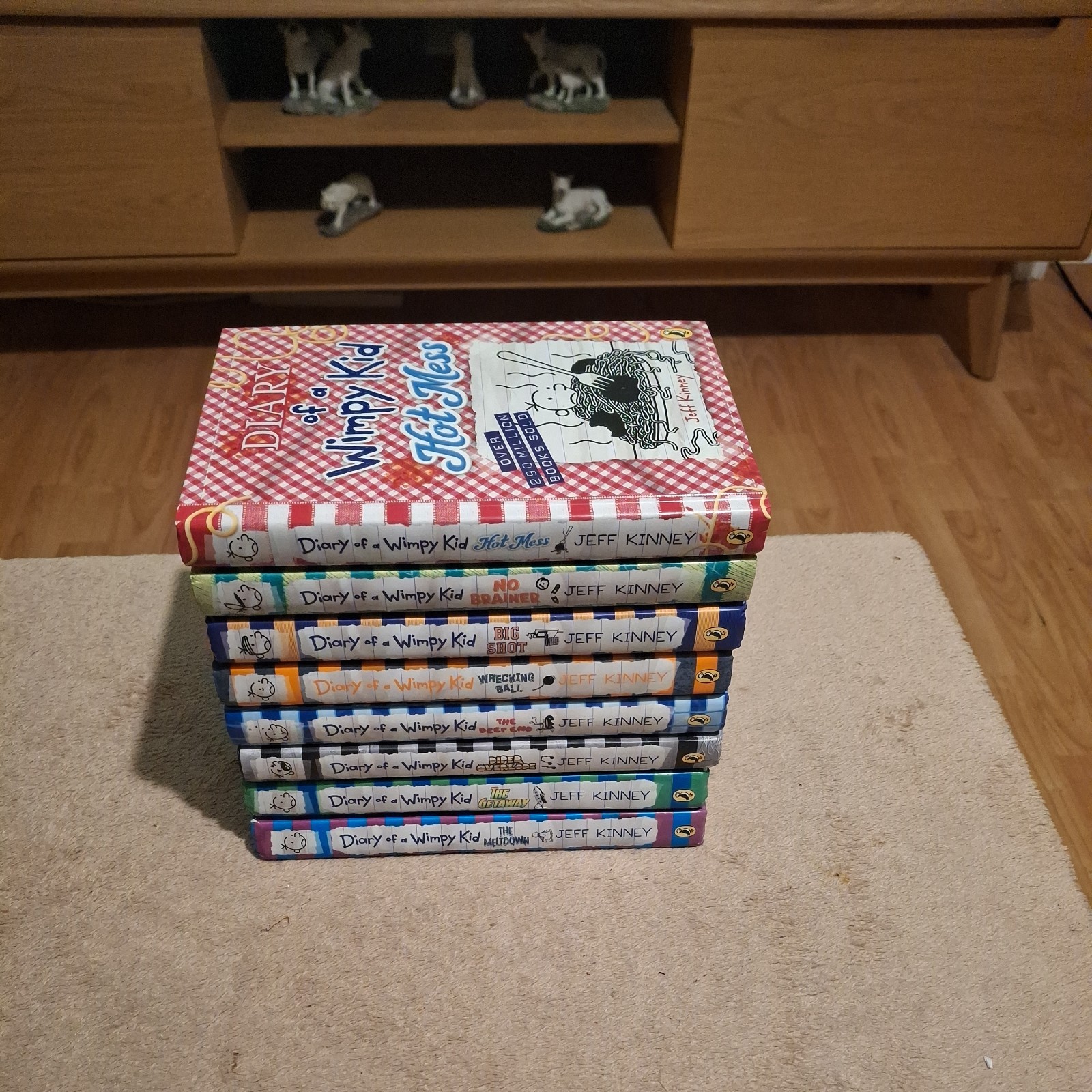 Diary of a Wimpy Kid Series 8 Hardback Jeff Kinney