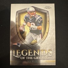 Topps Chrome 2025 Tom Brady Legends of the Gridiron Insert Patriots LOG-1