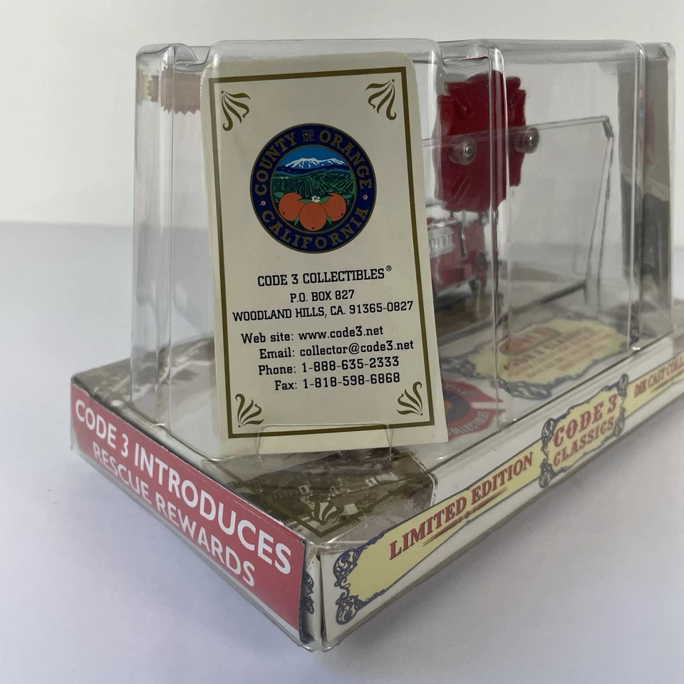 Code 3 Classics LA County Fire Department Fire Engine Limited Edition #12954 - Image 2 of 4