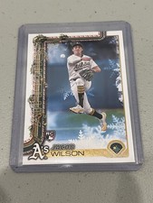 2025 Topps Holiday Jacob Wilson RC #H4 Athletics Rookie Baseball Card