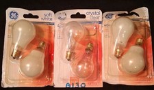 6 GE Intermediate Base Ceiling Fan Bulbs UGLY Packages