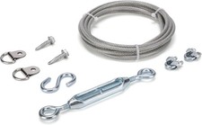 Durable Anti-Sag Gate Kits for Wooden Fence, Gate Support Cable Kit in Zinc, ...