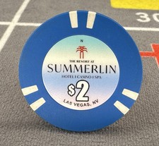 🎰🎲$2 The Resort At Summerlin Casino Chip Las Vegas NV🎲🎰