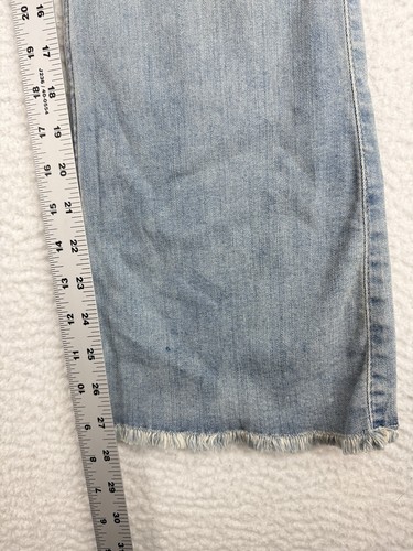 Abercrombie Kids Girls High Rise Flare Leg Jeans 11/12 fits 26x26.5 Distressed - Picture 7 of 11