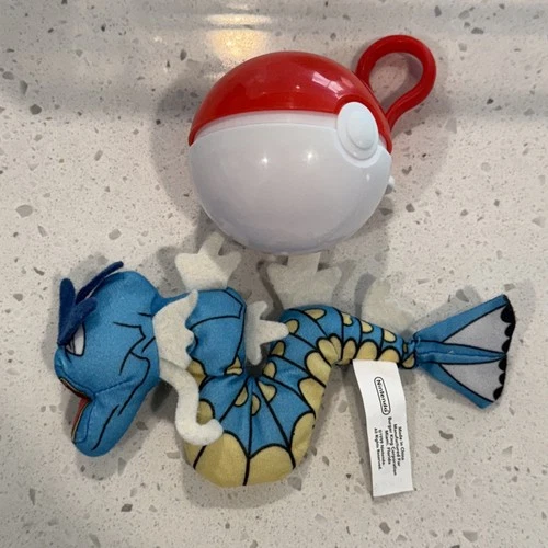 Pokemon Gyarados Toy 1999 Burger King Kids Toys Vintage Bean Bag Plush Doll Vtg