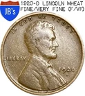 1920-D Lincoln Wheat Cent Penny 1c - FINE/VERY FINE (VF)