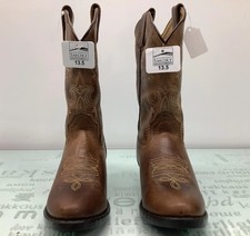 SMOKY MOUNTAIN BOOTS Annie 3435 Western Brown Leather, Kids' Unisex Sz 13.5 New