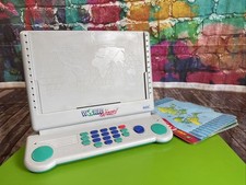 VTech World Wizard Learning System w/ 7 Double-Sided Cards Tested Works 1992