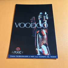 ADVERTISING POSTCARD PROMO CARD - PC 1323 VOODOO AXE - COLLECTION N.2