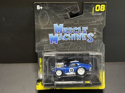 Maisto Muscle Machines 1965 SHELBY Daytona Coupe w/Display Stand 1:64 Collection