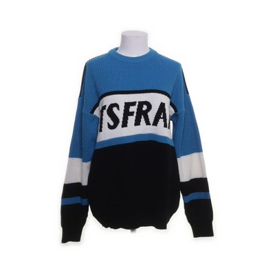 Iets Frans, Strickpullover, Größe: XS, Blau/Mehrfarbig, Acryl/Baumwolle #Xof
