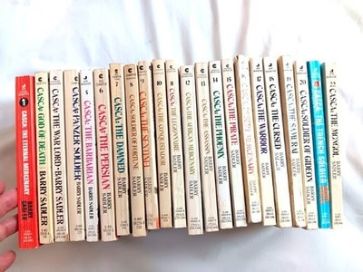 Barry Sadler--Complete Set #1-22 CASCA Books Signed