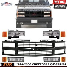 Front Bumper Grille Headlight Assembly For 1994-2000 Chevrolet Ck-series Front Bumper Grille Headlight Assembly For 1994-2000 Chevrolet Ck-series