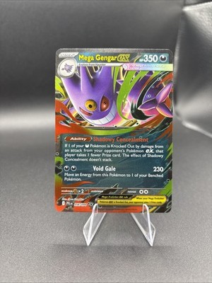Mega Gengar EX 056/094 Double Rare Pokemon Phantasmal Flames MINT  