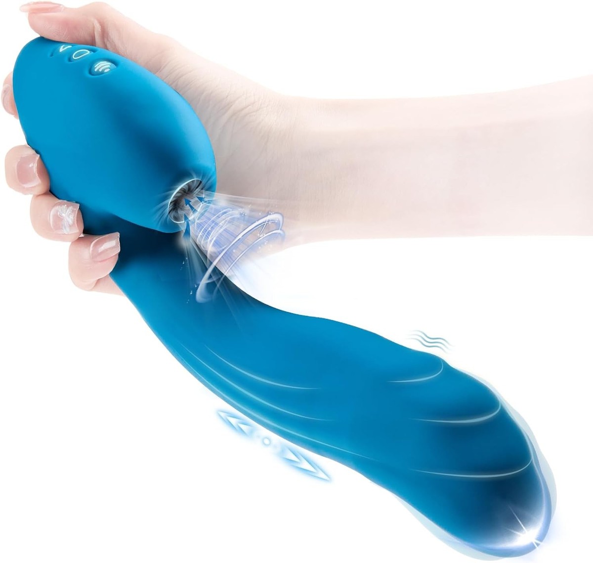 sadistic sex toys All-in-one Vibrator Dildo Sex Toys - Soft Liquid Silicone Adult Toy with 10  Suct