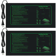 10 In. X 20.75 In. Waterproof Seedling Heat Mat for Indoor Plant Germination 2-