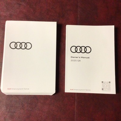 2025 AUDI Q8 SQ8 RS OWNERS MANUAL BOOK GUIDE CASE ALL MODELS