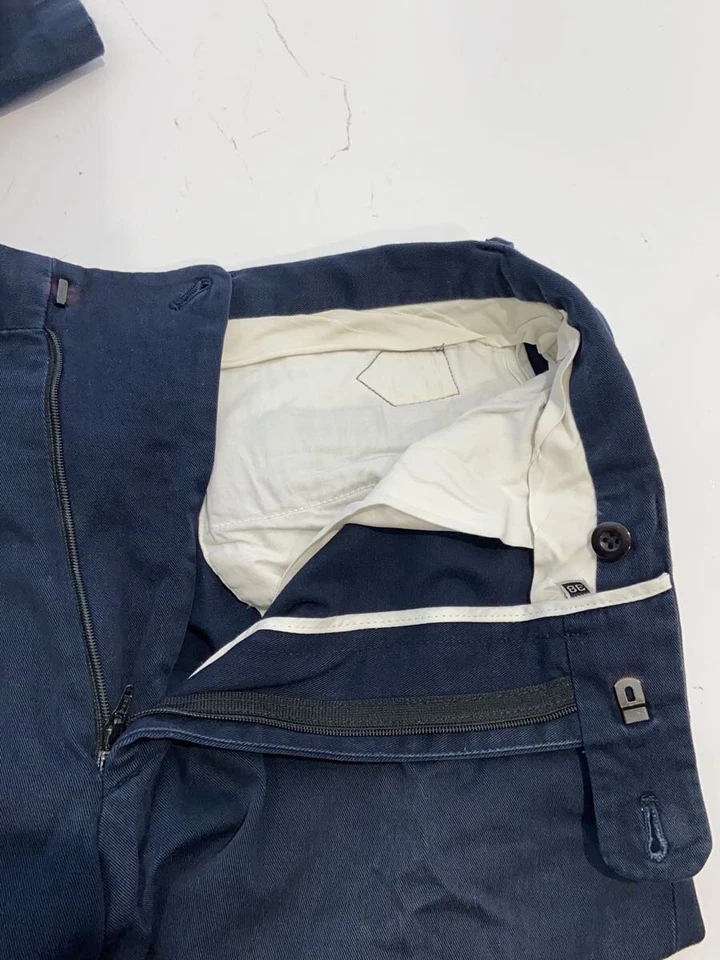 BERNARD ZINS × BEAMS Pants Navy 38 Used - Image 3 of 4