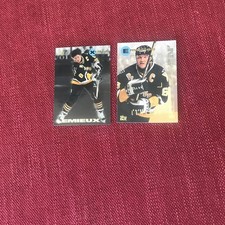 2 Mario Lemieux 1995 Skybox Emotion Cards: Xcited Insert #10- Returning #138