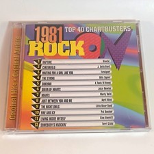 1981 Rock On Top 40 Chartbusters CD And Booklet In Original Jewel Case