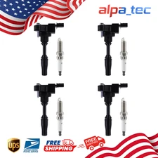 4 Ignition coil &4 Spark Plugs For 2013-2022 Chevrolet Malibu 2015-2022 Colorado
