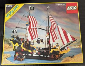 Lego Pirates 6285 Black Seas Barracuda(1989) 100% complete w/box & instruction 