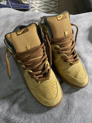 NIKE DUNK HIGH PRO HI MAPLE BROWN SB Paul brown bison wheat Jedi supreme 10.5